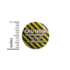 Vintage 80s 90s Style Pin Button Funny Caution Lots Of Cats Button Pin 1  51-2