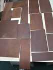 Wd-47 Thickness 4-8oz Top Grain Cowhide Leather Crafts Borboun Brown Scrap Squer