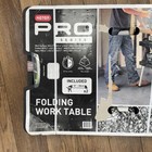 Keter Workbench Portable Folding Work Table Bench W  2 Clamps 1000 Lb Capacity 