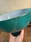 Vtg Emerald Green Smooth Cased Glass Student Oil Lamp Shade 10    Fitter Kero Lamp