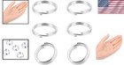 Craft With Confidence  20pcs 10mm Tarnish-resistant Sterling Silver Jump Rings