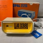 Copal 226 Flip Clock Vintage Japan W box Sticker Tested Duty Free