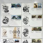 15 First Day Of Issue Postal Covers Historic Fdc 1996-98 Culture Lot  10