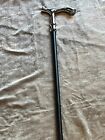 Master Mason Black Walking Cane Square Compass Freemasons Rubber Tip New 