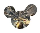 Swarovski Crystal  walt Disney Showcase  Title Plaque Figurine Mickey Mouse Ears