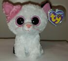 Ty Beanie Boos - Muffin The Cat  solid Eyes  6  New Mwmts Plush Stuffed Toy