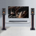 28  Wood Speaker Stands 1-pair Yellow Sandalwood For Hifi Bookshelf