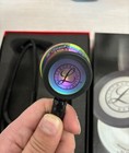 3m Littmann Cardiology Iv Stethoscope  6165  Rainbow-finish Chestpiece Black 27 