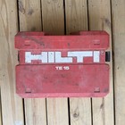 Hilti Te 15 Demolition Hammer Corded With Multiple Bits Original Box Sn 228818