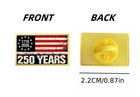 United States 250th Celebration Lapel Pin - Hat Pin - 1776 - Usa - Patriot