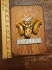 Vintage 1970s Unc Tar Heels Wall Plaque Dorm Decor - Carolina 