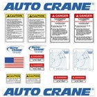 Auto Crane 370872000  Econo-ton Decal Kit  7  Boom  Standard Pedestal