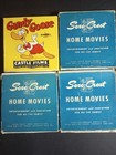 Lot Of 4 Very Vintage 8 Mm Films  Films In Great Condition  Boxes Show Some Ware
