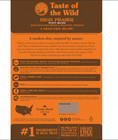 Taste Of The Wild High Prairie Puppy Bison   Venison Dry Dog Food 30lb  Freeship