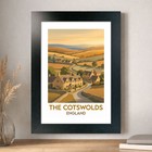 The Cotswolds  England Travel Poster Giclee Art Print 90-2