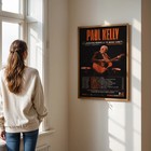 Paul Kelly Australia New Zealand Tour 2025 Gig Poster Art Design