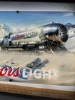 Coors Light Beer Mountains Rockies Led Bar Sign New Bullet Train Neon