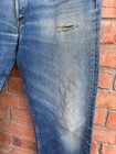 Vintage Levis 501 Button Fly Blue Denim Made Usa 80s Jeans Actual 34x31