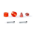 2x Protective Sliders Crash Bar End Balls Engine Guard Protector M12 For Harley