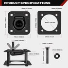 4pcs D Ring Tie Down Anchors 1 2 recessed D-rings Tie Down For Heavy Duty Tie D