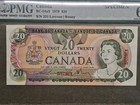 1979 Bank Of Canada          20  specimen Note  Pmg 66 Epq