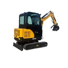 Qnt45 Mini Excavator Digger Kubota Diesel Engine W hydraulic Thumb swing Boom