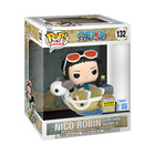 Funko Exclusive One Piece Pop  Rides Deluxe Nico Robin With Mini Merry Ii  132