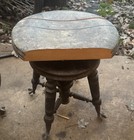 Lot Of 2 Stools   Piano Stool With Clawed Feet - Antique 1800   s - Victorian