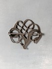 Vintage David Andersen Norway Sterling Silver Viking Saga Large Openwork Brooch