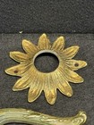 Antique Swan Faucet Brass Gold Sink Fixture With Handles Vintage Gorgeous