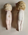Lot Of 2 Vintage Bisque Dolls 6-1 2     For Parts repair  no Arms   Made In Japan
