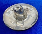 A Vintage Sterling Silver Mexican Hat Ashtray  Weighs 75 Grams  1950   s