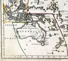 1843 Woodbridge Map Oceanica Pacifi Ocean Austalia New Zealand Polynesia Hawaii