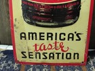 Antique Original Metal A 127 Nichol Kola Sign Good Condition 24x8 Inches
