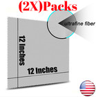 2-pack  12 x12  Microfiber Cleaning Cloth For Camera Lens Glasses Phone Screen