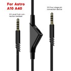 Headset Cable 3 5mm Gold-plated Plug For A10 A40 Gaming Headset Wire