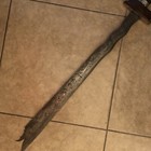 Antique Moro Kampilan - Kris Sword Silver Mounts Ex-collection Of D   L Schmeidt