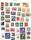 World Vintage Stamp Collection  India  France  Hungary   Italy Album Pages Lot