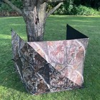Pop Up 3 Sided Ground Blind For Deer Duck Turkey Hunting  Portable Quick Setup L