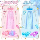 Princess Dress Up Shoes Set Little Girls Role Play Shoes Pretend Princess Gif