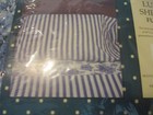 New  Royalty Collection Full Size No Iron Luxury Sheet Set  Blue Stripe   Floral