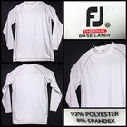Footjoy Fj Thermal Base Layer Shirt Mens 2xl White Pullover Long Sleeve Stretch