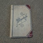 Antique 19th Century Memoranda Notebook Handwritten Letters Notes Drawing Vg  