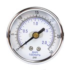Quality 1 4  Npt Air Pressure Gauge 0-30 Psi Center   Back Mnt Mount 2  Face