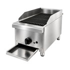 12  Commercial Gascharbroiler Radiant Heat Cast Irongrates Ng Lpg Convertible Ss