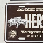 2011 Hershey Region Aaca Fall Meet License Plate Pennsylvania Pa Booster Tag