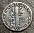1926-p Vf Mercury Dime - 90  Silver - Free Shipping  