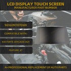 8  Lcd Display With Touch Screen For Kia Forte 2019-2021 Nav Radio 96160m7070wk