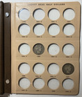 32 Pc Barber Half Dollar Starter Set With Deluxe Dansco Album