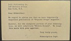 New York Ux27 Postal Card Printed Matter Rate To Buenos Aires Argentina 1937